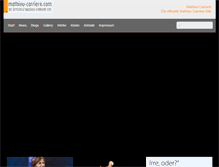 Tablet Screenshot of mathieu-carriere.com